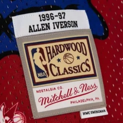 Jerseys Mitchell & Ness -Slap Sticker Swingman Allen Iverson Philadelphia 76Ers 1996-97 Jersey