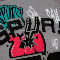 Jerseys Mitchell & Ness -Slap Sticker Swingman David Robinson San Antonio Spurs 1998-99 Jersey