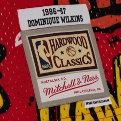 Jerseys Mitchell & Ness -Slap Sticker Swingman Dominique Wilkins Atlanta Hawks 1986-87 Jersey