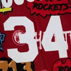 Jerseys Mitchell & Ness -Slap Sticker Swingman Hakeem Olajuwon Houston Rockets 1993-94 Jersey