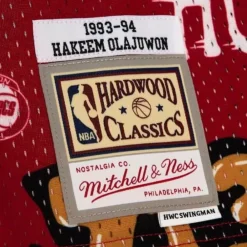 Jerseys Mitchell & Ness -Slap Sticker Swingman Hakeem Olajuwon Houston Rockets 1993-94 Jersey