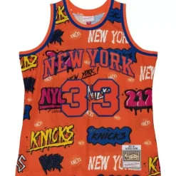 Jerseys Mitchell & Ness -Slap Sticker Swingman Patrick Ewing New York Knicks 1991-92 Jersey