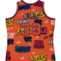 Jerseys Mitchell & Ness -Slap Sticker Swingman Patrick Ewing New York Knicks 1991-92 Jersey