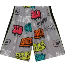 Apparel Mitchell & Ness Shorts-Slap Sticker Swingman San Antonio Spurs 1998-99 Shorts