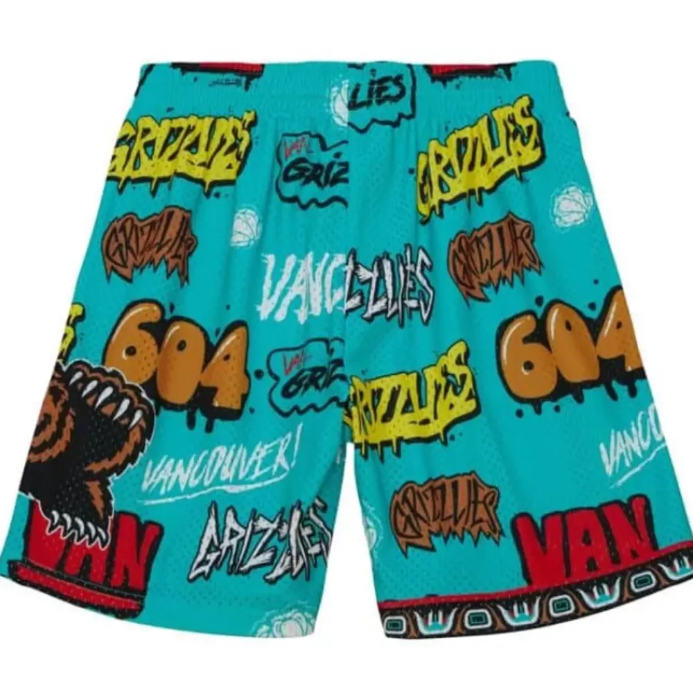 Apparel Mitchell & Ness Shorts-Slap Sticker Swingman Vancouver Grizzlies 1998-99 Shorts