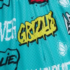 Apparel Mitchell & Ness Shorts-Slap Sticker Swingman Vancouver Grizzlies 1998-99 Shorts