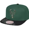 Headwear Mitchell & Ness -Slash Century Snapback Milwaukee Bucks