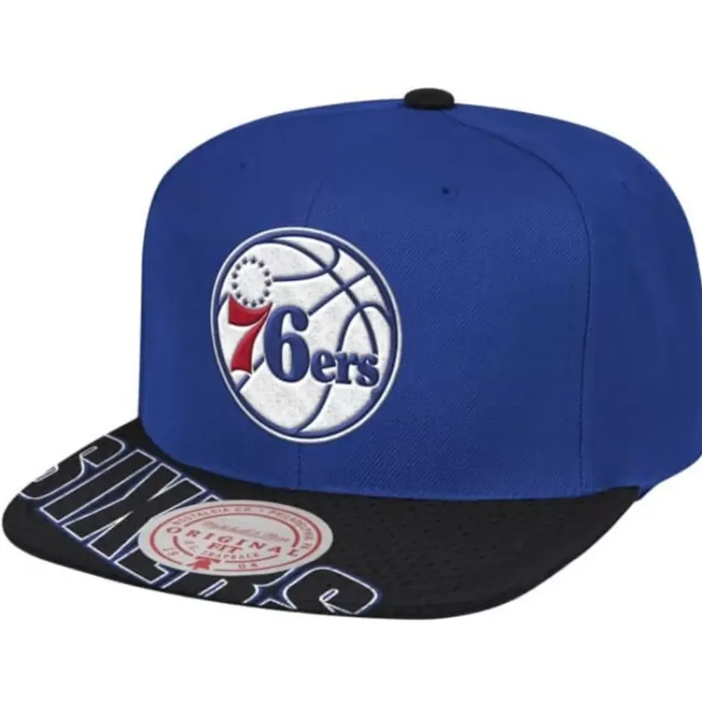 Headwear Mitchell & Ness -Slash Century Snapback Philadelphia 76Ers