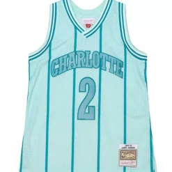 Jerseys Mitchell & Ness -Space Knit Swingman Larry Johnson Charlotte Hornets 1992-93 Jersey