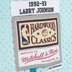 Jerseys Mitchell & Ness -Space Knit Swingman Larry Johnson Charlotte Hornets 1992-93 Jersey