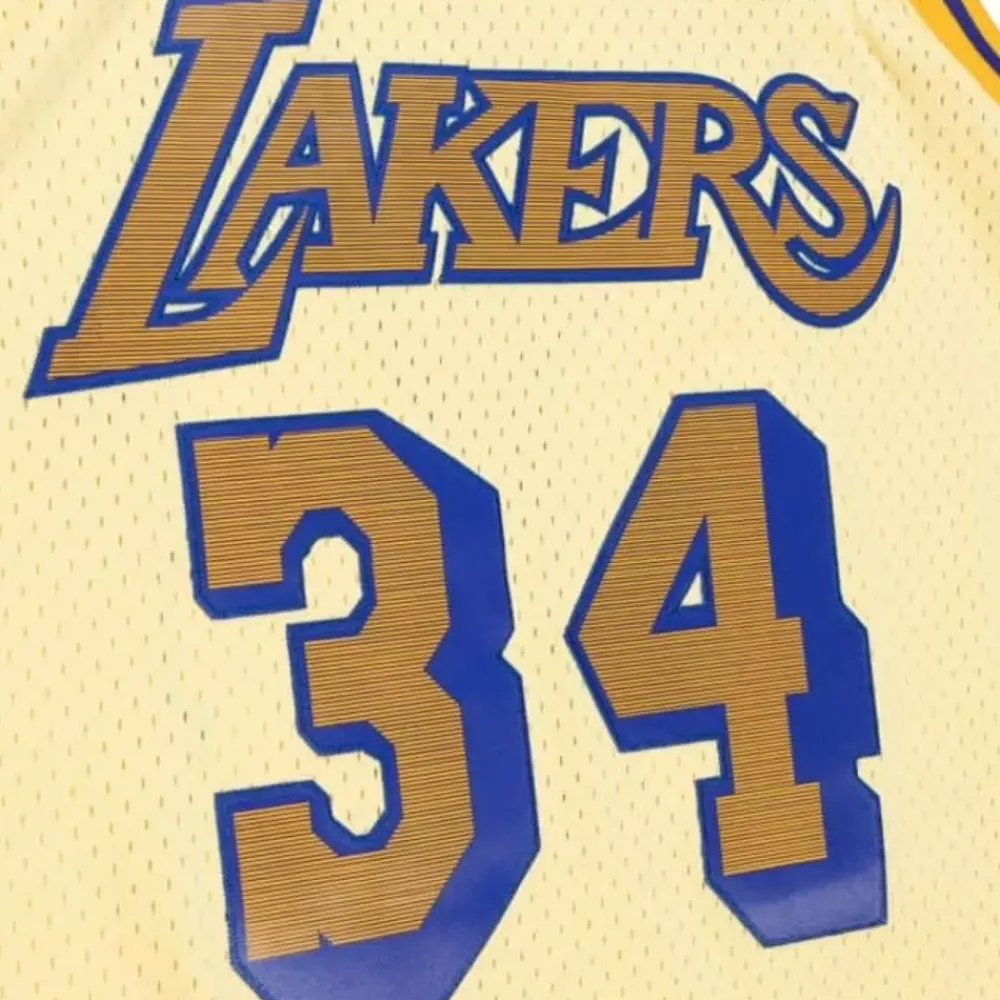 Jerseys Mitchell & Ness -Space Knit Swingman Shaquille O'Neal Los Angeles Lakers 1996-97 Jersey