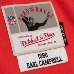 Jerseys Mitchell & Ness -Split Legacy Earl Campbell Houston Oilers 1980 Jersey