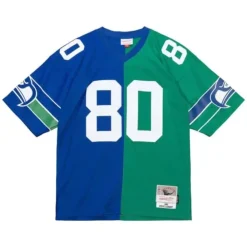 Jerseys Mitchell & Ness -Split Legacy Steve Largent Seattle Seahawks 1985 Jersey