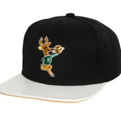 Headwear Mitchell & Ness -Ssbsts Snapback Hwc Milwaukee Bucks