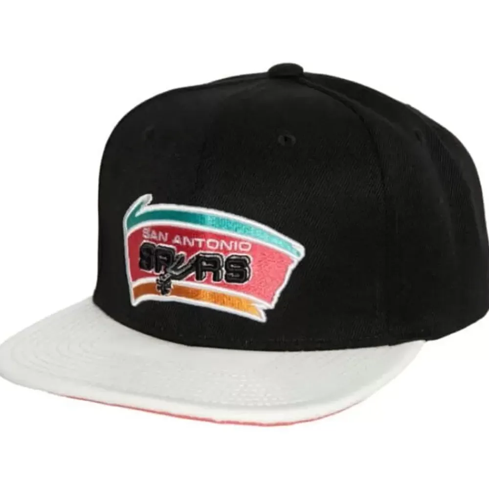 Headwear Mitchell & Ness -Ssbsts Snapback Hwc San Antonio Spurs