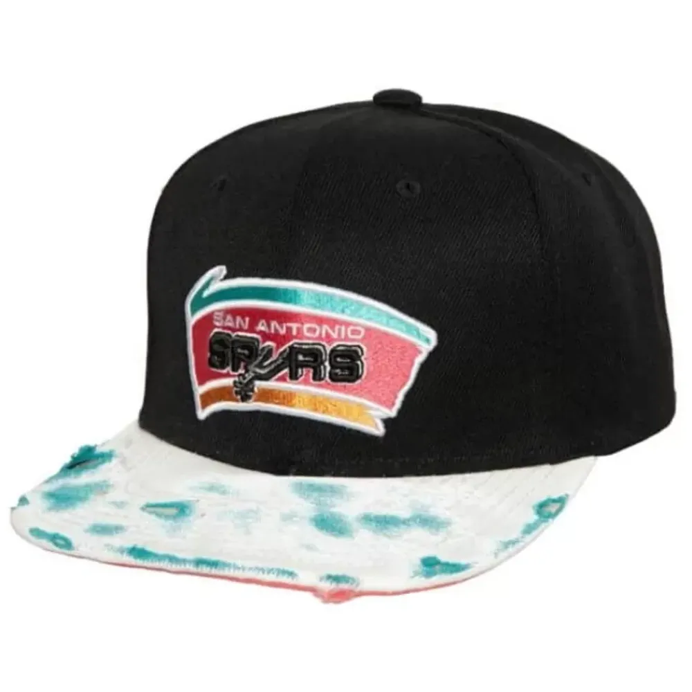 Headwear Mitchell & Ness -Ssbsts Snapback Hwc San Antonio Spurs