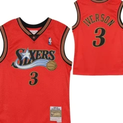 Apparel Mitchell & Ness Big Kids-Swingman Allen Iverson Philadelphia 76Ers Alternate Jersey