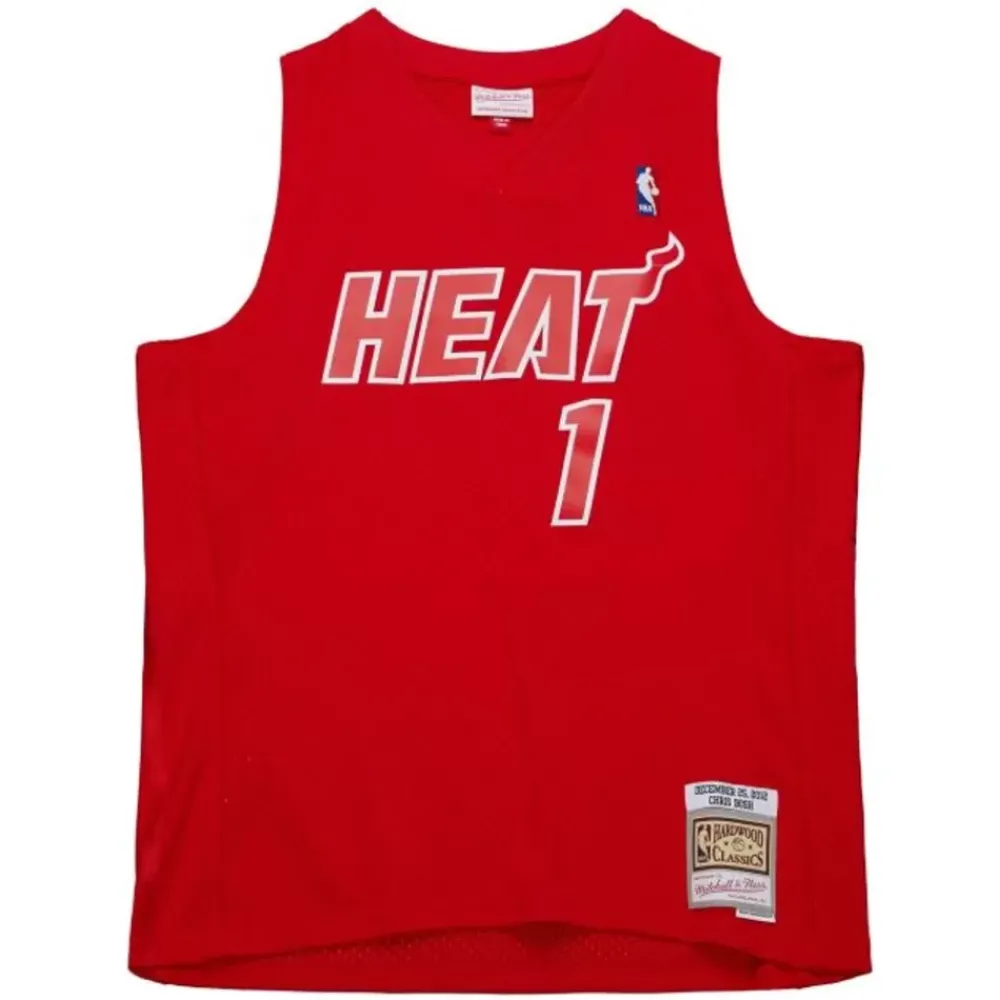Jerseys Mitchell & Ness -Swingman Chris Bosh Miami Heat Christmas Day 2012 Jersey