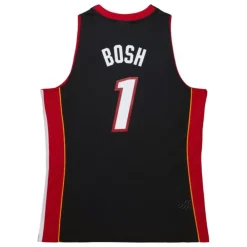 Jerseys Mitchell & Ness -Swingman Chris Bosh Miami Heat Black 2012-13 Jersey