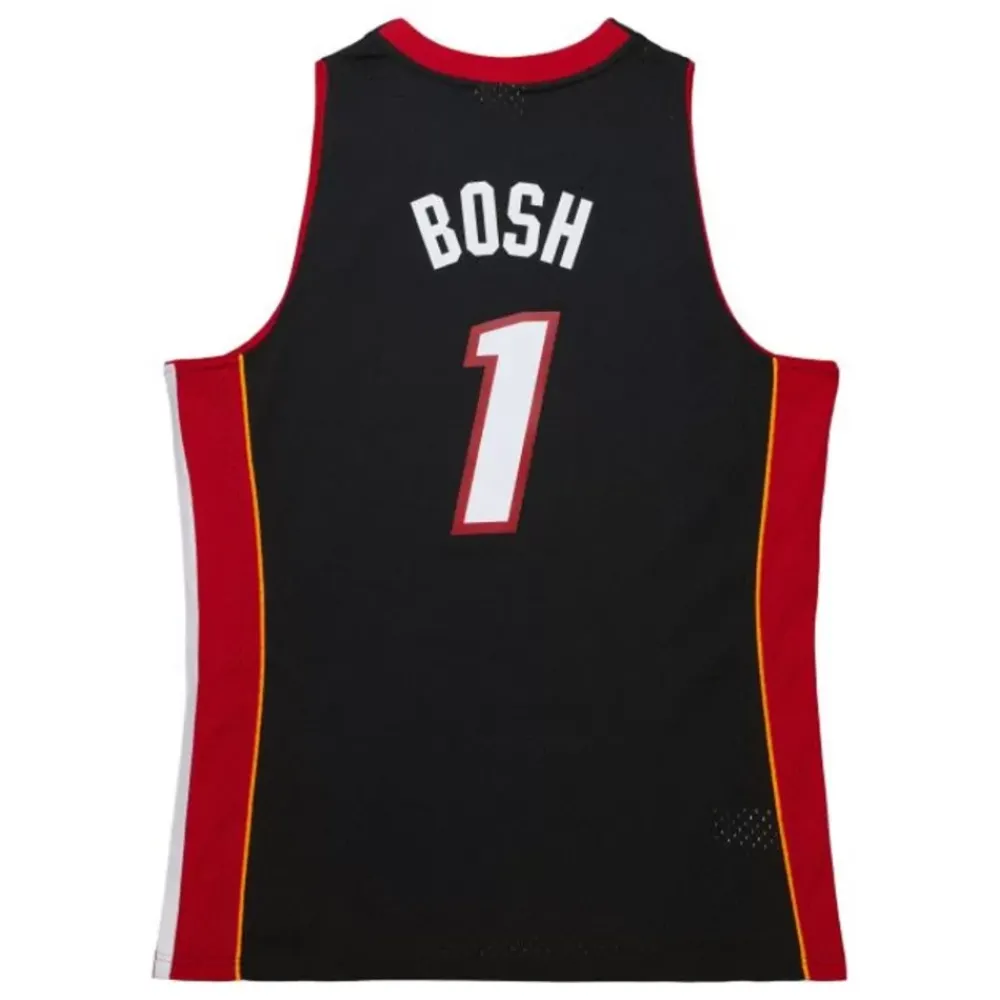 Jerseys Mitchell & Ness -Swingman Chris Bosh Miami Heat Black 2012-13 Jersey