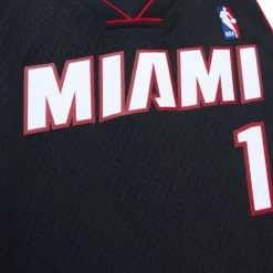 Jerseys Mitchell & Ness -Swingman Chris Bosh Miami Heat Black 2012-13 Jersey