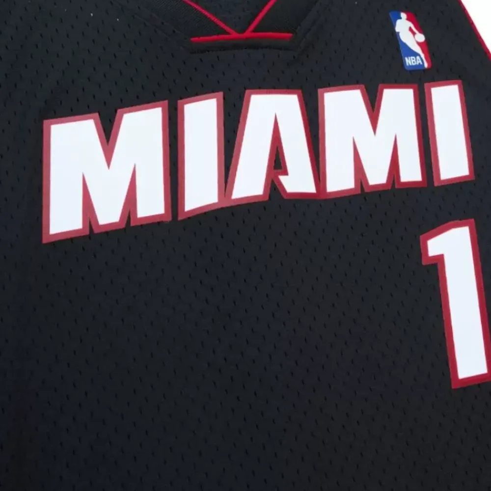 Jerseys Mitchell & Ness -Swingman Chris Bosh Miami Heat Black 2012-13 Jersey