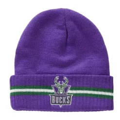 Headwear Mitchell & Ness -Swingman Cuff Knit Hwc Milwaukee Bucks