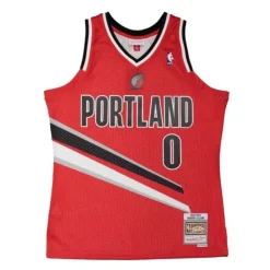 Jerseys Mitchell & Ness -Swingman Damian Lillard Portland Trail Blazers Alternate 2012-13 Jersey