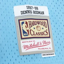 Jerseys Mitchell & Ness -Swingman Dennis Rodman Chicago Bulls Sky Blue Jersey