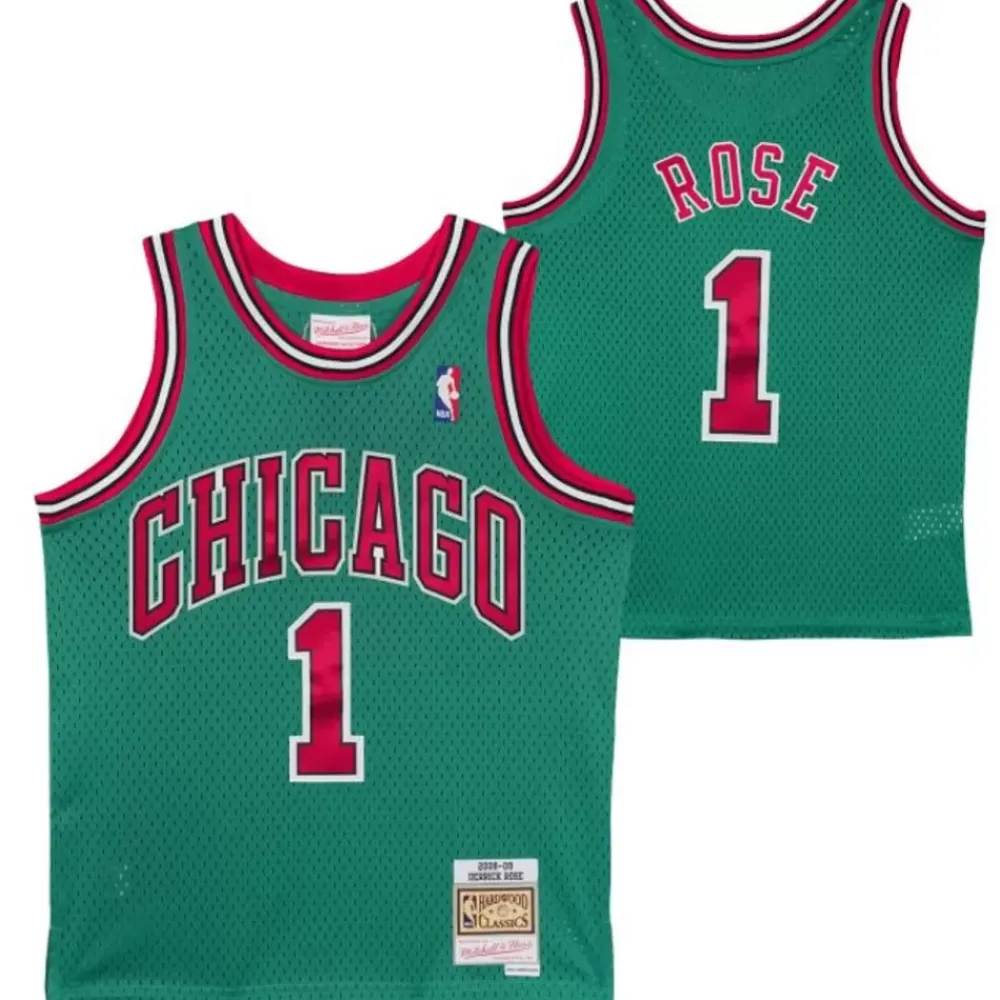 Apparel Mitchell & Ness Big Kids-Swingman Derrick Rose Chicago Bulls Jersey