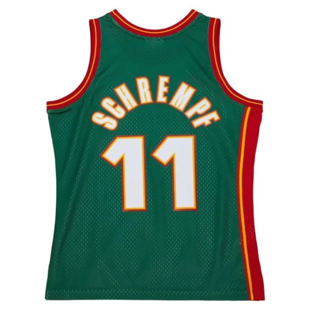 Jerseys Mitchell & Ness -Swingman Detlef Schrempf Seattle Supersonics Dark 1995-96 Jersey