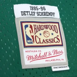 Jerseys Mitchell & Ness -Swingman Detlef Schrempf Seattle Supersonics Dark 1995-96 Jersey