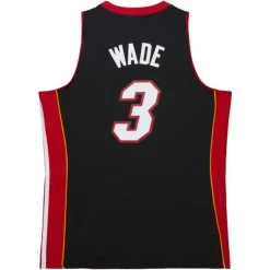 Jerseys Mitchell & Ness -Swingman Dwyane Wade Miami Heat Black 2012-13 Jersey
