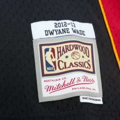 Jerseys Mitchell & Ness -Swingman Dwyane Wade Miami Heat Black 2012-13 Jersey