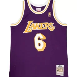 Jerseys Mitchell & Ness -Swingman Eddie Jones Los Angeles Lakers Road 1996-97 Jersey