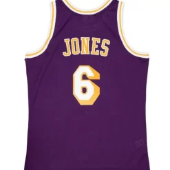 Jerseys Mitchell & Ness -Swingman Eddie Jones Los Angeles Lakers Road 1996-97 Jersey