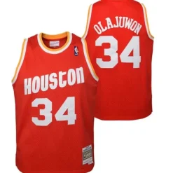 Apparel Mitchell & Ness Big Kids-Swingman Hakeem Olajuwon Houston Rockets Road 1993-94 Jersey