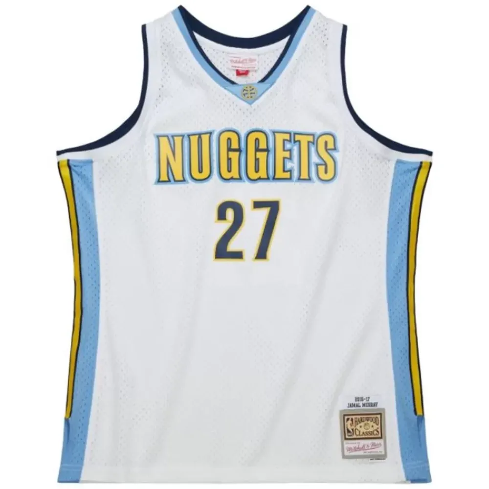 Jerseys Mitchell & Ness -Swingman Jamal Murray Denver Nuggets White 2016-17 Jersey