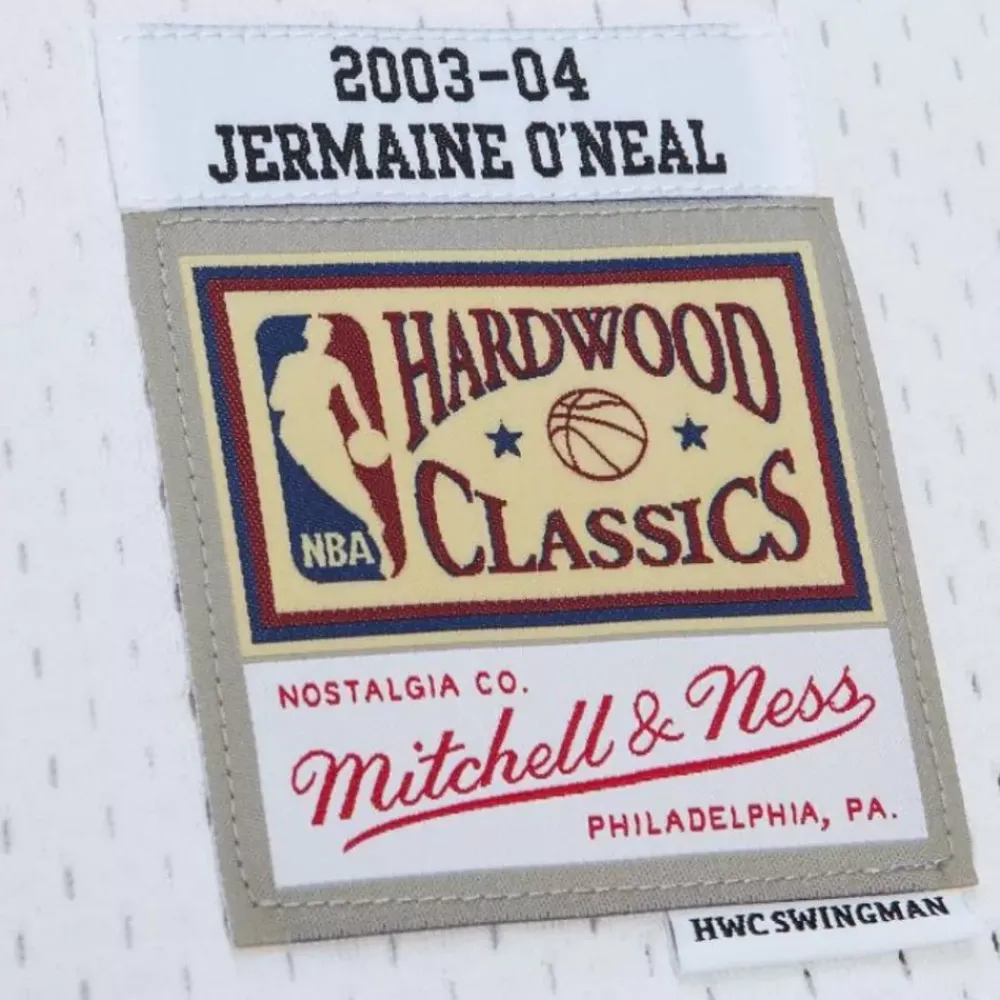Jerseys Mitchell & Ness -Swingman Jermaine O'Neal Indiana Pacers White Hwc 2003-04 Jersey