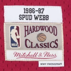 Jerseys Mitchell & Ness -Swingman Jersey Atlanta Hawks Road 1986-87 Spud Webb
