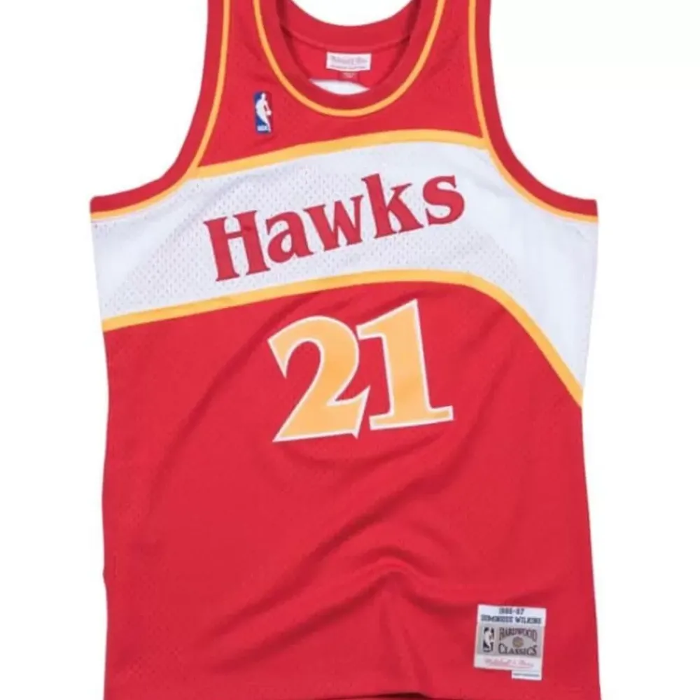 Jerseys Mitchell & Ness -Swingman Jersey Atlanta Hawks Road 1986-87 Dominique Wilkins