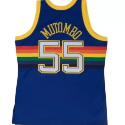 Jerseys Mitchell & Ness -Swingman Jersey Denver Nuggets Road 1991-92 Dikembe Mutombo