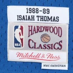 Jerseys Mitchell & Ness -Swingman Jersey Detroit Pistons Road 1988-89 Isiah Thomas