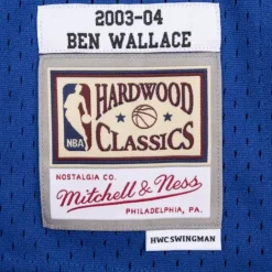 Jerseys Mitchell & Ness -Swingman Jersey Detroit Pistons 2003-04 Ben Wallace
