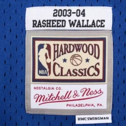 Jerseys Mitchell & Ness -Swingman Jersey Detroit Pistons 2003-04 Rasheed Wallace