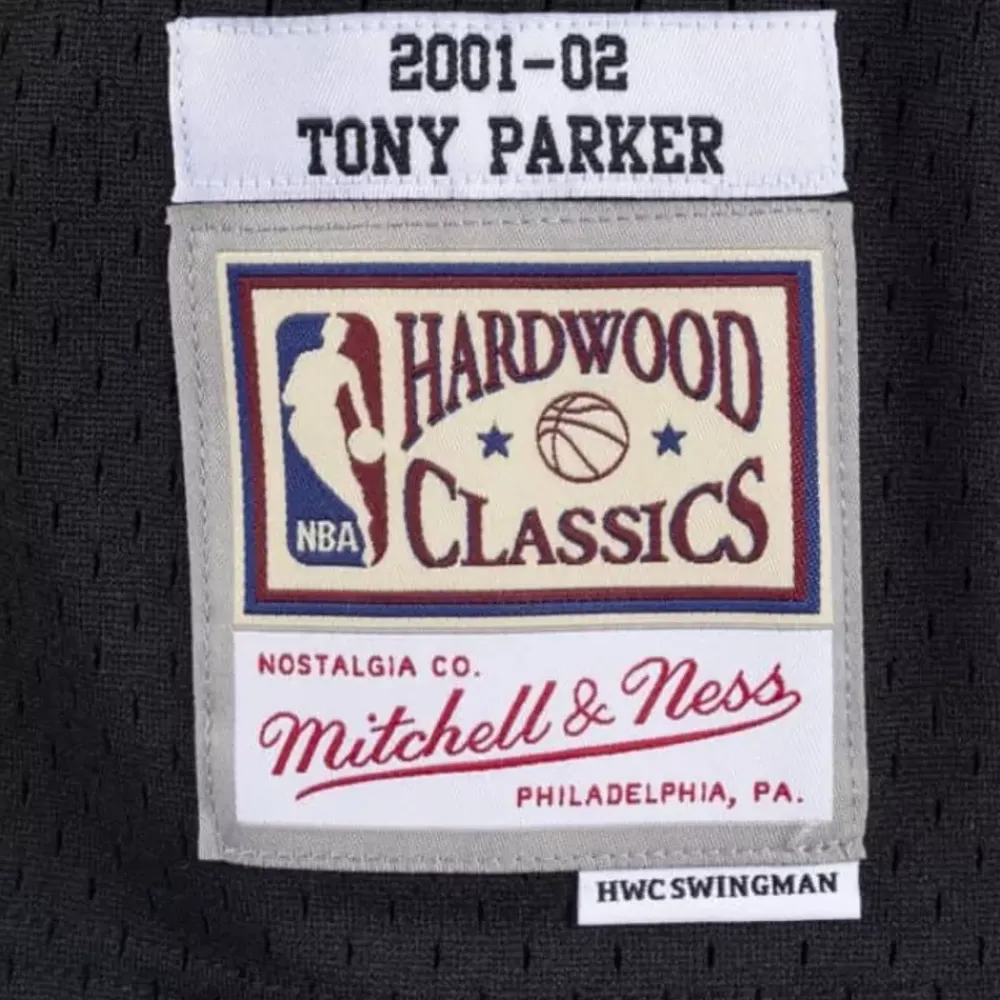 Jerseys Mitchell & Ness -Swingman Jersey San Antonio Spurs 2001-02 Tony Parker