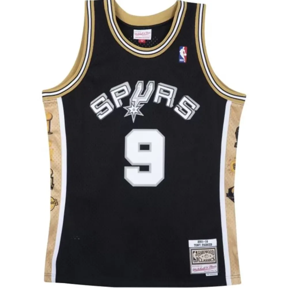 Jerseys Mitchell & Ness -Swingman Jersey San Antonio Spurs 2001-02 Tony Parker