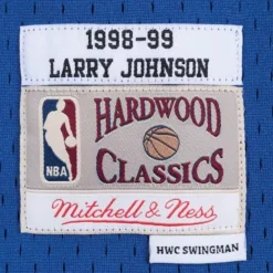 Jerseys Mitchell & Ness -Swingman Larry Johnson New York Knicks Road 1998-99 Jersey