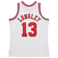 Jerseys Mitchell & Ness -Swingman Luc Longley Chicago Bulls White 1997-98 Jersey
