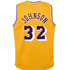Apparel Mitchell & Ness Big Kids-Swingman Magic Johnson Los Angeles Lakers Home 1984-85 Jersey